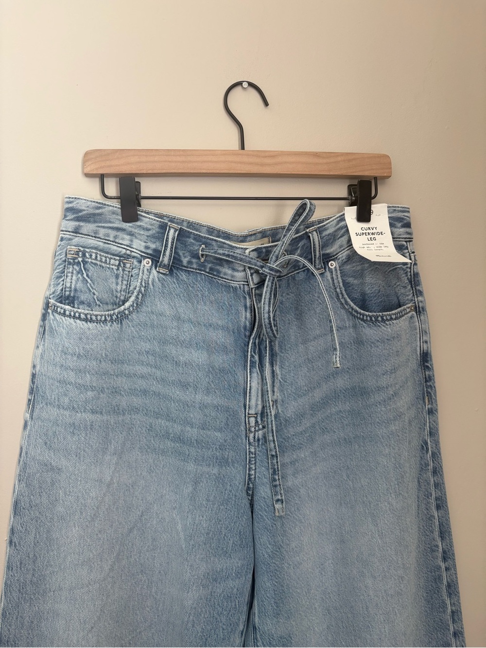 Light Blue Women's Wide-Leg Jeans - Brand - Picture 6 of 11